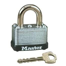 1-1 2 In. Keyed Padlock, Laminated Warded Steel Hot on Sale