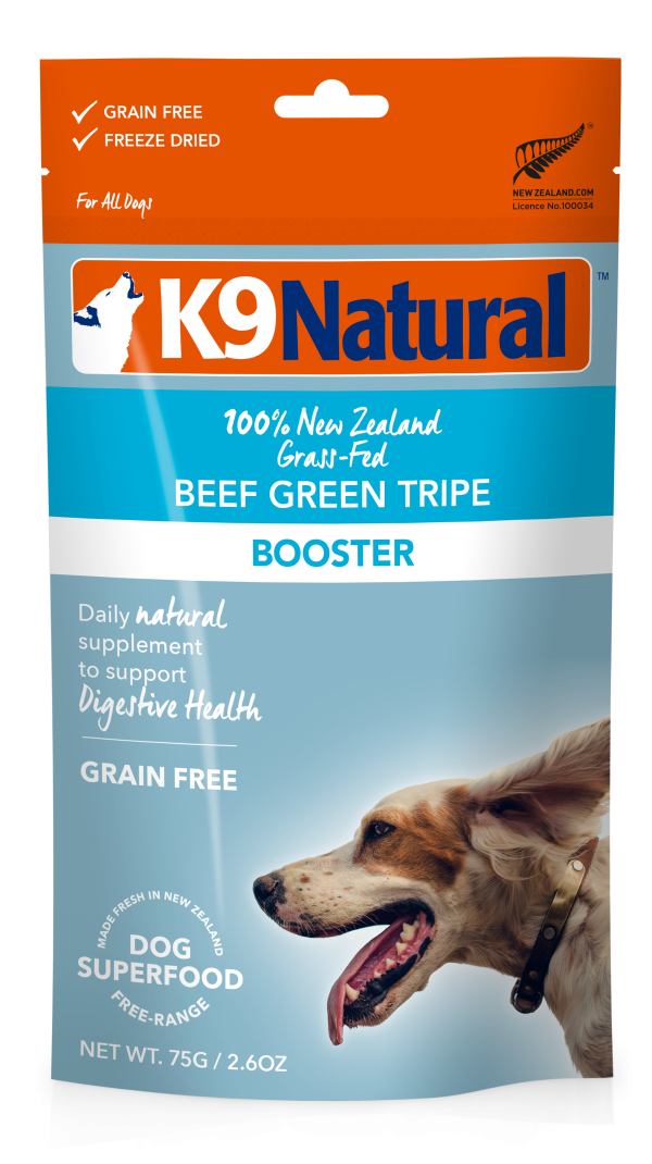 K9 Natural Dog Freeze Dried Food Booster Beef Tripe Topper Online now