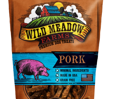 Wild Meadow Farms Dog Jerky Treats Pork Minis, 3.5oz For Sale