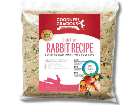 Goodness Gracious Gently Cooked Dog Food Rabbit For Discount