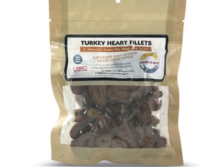 Fresh is Best Treats Turkey Heart Fillets, 3oz For Discount