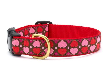 Up Country Dog Collar All Hearts on Sale