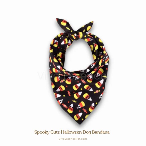 Spooky Cute Halloween Dog Bandana - Soft & Washable For Sale