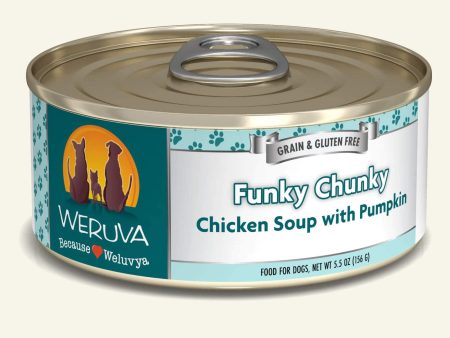 Weruva Grain Free Dog Can Food Funky Chunky Fashion