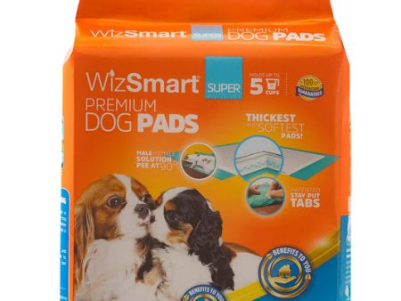 Wizsmart Dog Heavyweight Premium Training Pee Pads, 23.5  x 22  Online now