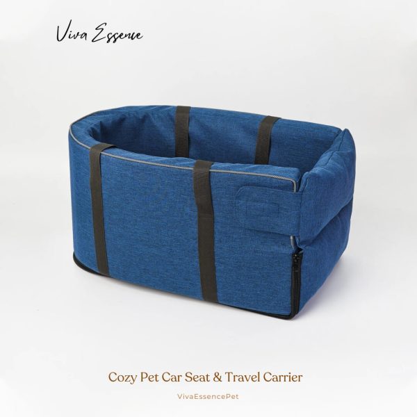 Cozy Pet Car Seat & Travel Carrier - Safe & Comfy Journeys Fashion