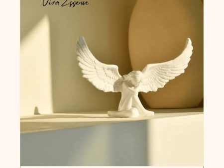 Elegant Guardian Angel Resin Figurine - Home Decor & Gift Online