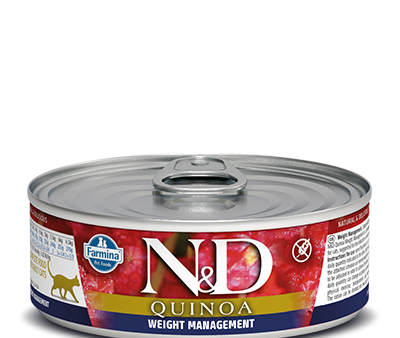 Farmina N&D Quinoa Functional Grain Free Cat Can Food Weight Management Lamb Online