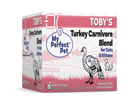 My Perfect Pet Cat Frozen Gently Cooked Toby s Carnivore Turkey Online