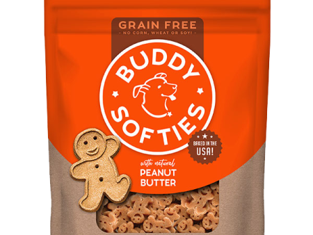 Buddy Biscuit Soft & Chewy Dog Grain Free Treats Peanut Butter Hot on Sale