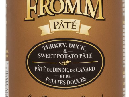 Fromm Grain Free Dog Can Food, Pate Turkey, Duck & Sweet Potato Fashion