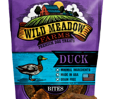 Wild Meadow Farms Dog Jerky Treats Duck Bites, 4oz Hot on Sale