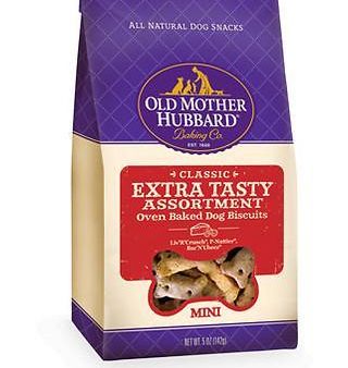 Old Mother Hubbard Crunchy Classic Natural Extra Tasty Assortment Mini Biscuits Dog Treats Online now